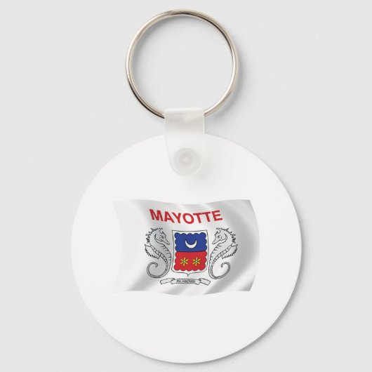 Porte-clés Drapeau de Mayotte (Recto)