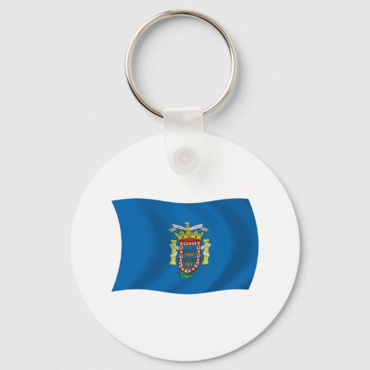 Porte-clés Drapeau de Melilla (Recto)