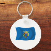 Porte-clés Drapeau de Melilla (Recto)