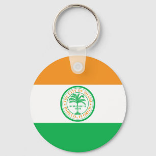 Porte-clés Drapeau de Miami, la Floride