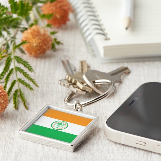 Porte-clés Drapeau de Miami, Porte - clé de Floride (Côté)