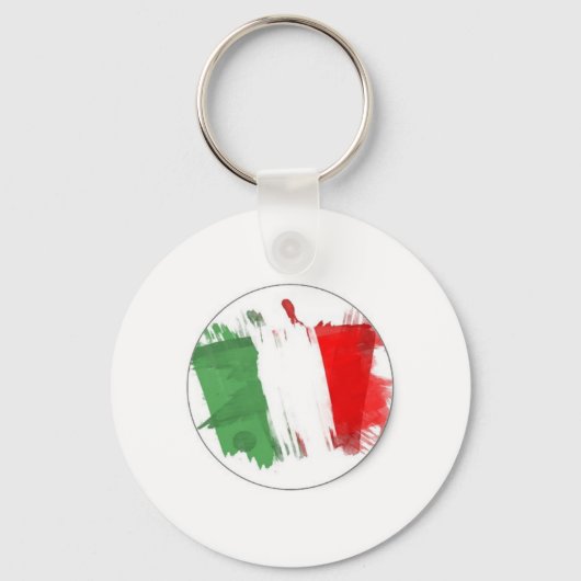 Porte-clés Drapeau de mode italien (Recto)