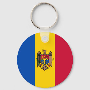 Porte-clés Drapeau de Moldavie
