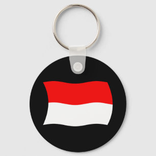 Porte-clés Drapeau de Monaco