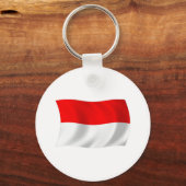 Porte-clés Drapeau de Monaco (Recto)