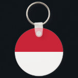 Porte-clés Drapeau de Monaco<br><div class="desc">Drapeau de Monaco</div>