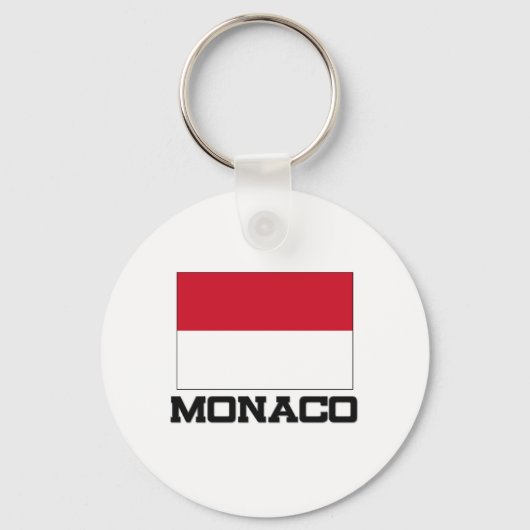 Porte-clés Drapeau de Monaco (Recto)