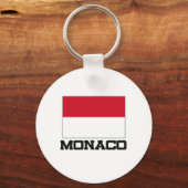 Porte-clés Drapeau de Monaco (Recto)