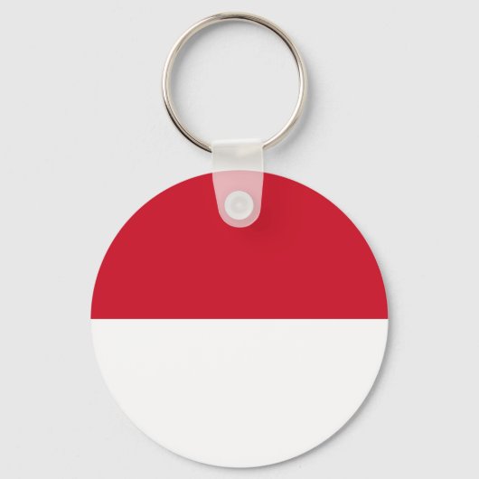 Porte-clés Drapeau de Monaco (Recto)