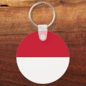 Porte-clés Drapeau de Monaco (Verso)