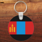 Porte-clés Drapeau de Mongolie (Recto)