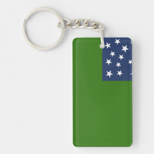 Porte-clés Drapeau de montagne vert USA patriotique amérique