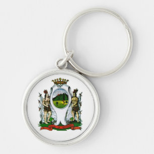 Porte-clés Drapeau de Monterrey, Nuevo León - MEXICO