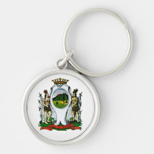 Porte-clés Drapeau de Monterrey, Nuevo León - MEXICO (Devant)