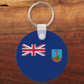 Porte-clés Drapeau de Montserrat (Verso)