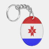 Porte-clés Drapeau de Mordovie (Devant gauche)