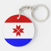 Porte-clés Drapeau de Mordovie (Dos)