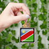 Porte-clés Drapeau de Namibie (main)