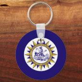 Porte-clés Drapeau de Nashville, Tennessee (Recto)