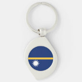 Porte-clés Drapeau de Nauru (Devant)