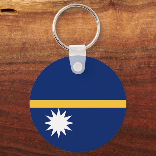 Porte-clés Drapeau de Nauru (Recto)