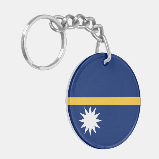Porte-clés Drapeau de Nauru (Devant gauche)