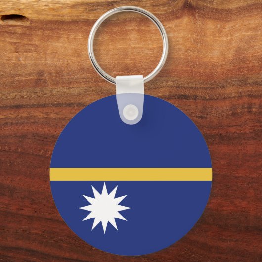 Porte-clés Drapeau de Nauru (Verso)