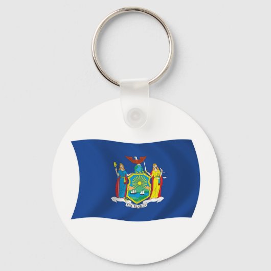 Porte-clés Drapeau de New York (Recto)