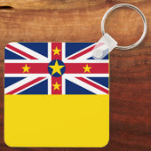 Porte-clés Drapeau de Niue (Verso)