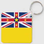 Porte-clés Drapeau de Niue (Dos)