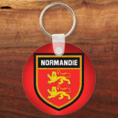 Porte-clés Drapeau de Normandie (Recto)