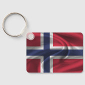 Porte-clés drapeau de Norvège (Verso)