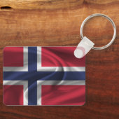 Porte-clés drapeau de Norvège (Recto)