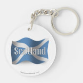 Porte-clés Drapeau de ondulation de l'Ecosse (Dos)