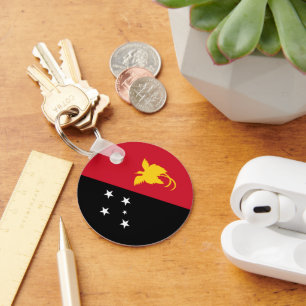 Porte-clés Drapeau de Papouasie-Nouvelle-Guinée