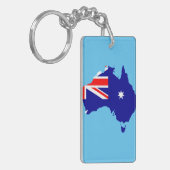Porte-clés Drapeau de pays de l'Australie (Devant gauche)