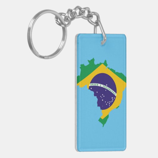 Porte-clés Drapeau de pays du Brésil (Devant gauche)