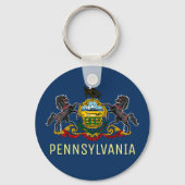 Porte-clés Drapeau de Pennsylvanie (Recto)