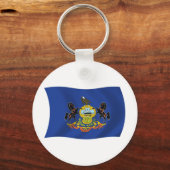 Porte-clés Drapeau de Pennsylvanie (Recto)