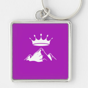 Porte-clés Drapeau de pierre de coeur - Bague de clé