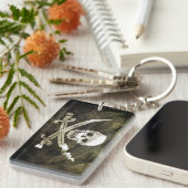 Porte-clés Drapeau de pirate (Devant droit)