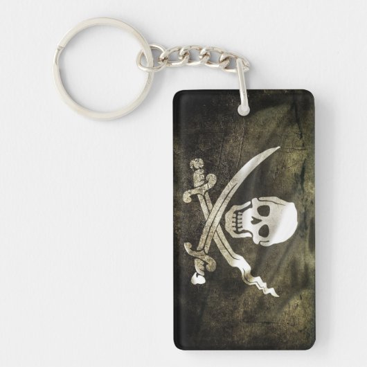 Porte-clés Drapeau de pirate (Devant)