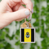 Porte-clés Drapeau de Pittsburgh, Porte - clé de Pennsylvanie (main)