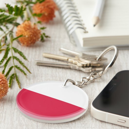 Porte-clés Drapeau de Pologne (Devant droit)