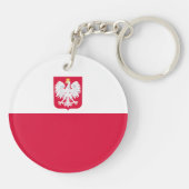 Porte-clés Drapeau de Pologne (Dos)