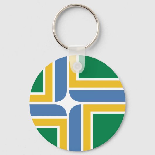 Porte-clés Drapeau de Portland, Oregon (Recto)