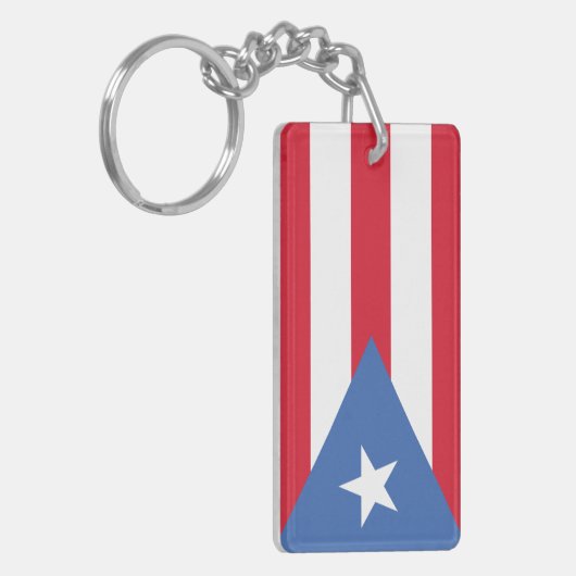 Porte-clés Drapeau de Porto Rico (Devant gauche)