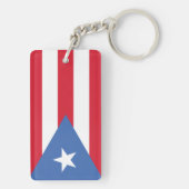 Porte-clés Drapeau de Porto Rico (Dos)