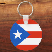 Porte-clés Drapeau de Porto Rico (Recto)