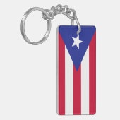 Porte-clés Drapeau de Porto Rico (Devant gauche)